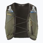 Salomon Active Skin 4 Gravel Set futó mellény wren/mély zuzmó zöld/csípős mustár