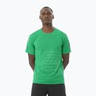 Férfi Salomon Sense Aero Tee GFX parakeet / spearmintme futópóló