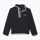 Gyerek polár pulóver Columbia Halvetia II Half Snap Fleece black/city grey
