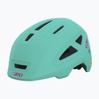 Gyerek kerékpáros sisak Giro Scamp II Integrated MIPS matte screaming teal/bright pink