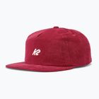 K2 Corduroy Snapback sapka piros