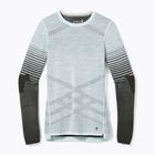 Női termoaktív pulóver Smartwool Intraknit Thermal Merino Base Layer Pattern Crew aqua