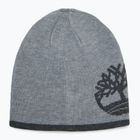 Férfi téli sapka Timberland Reversible Logo Beanie light grey heather