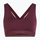 Termoaktív melltartó icebreaker Merino 125 Cool-Lite Sprite Racerback dark berry