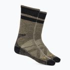 Smartwool Mountaineer Max Cushion Tall Crew katonai olívazöld trekking zokni
