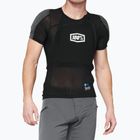 Kerékpáros póló protektorokkal férfi 100% Tarka black