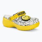 Papucs Crocs Classic Platform Smiley World Charm white/multi