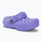 Gyerek papucs Crocs Classic Lined digital violet