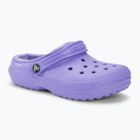 Gyerek papucs Crocs Classic Lined digital violet