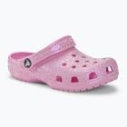 Gyerek papucs Crocs Classic Glitter Clog flamingo