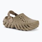 Crocs Echo Clog Kids khaki színű flip-flopok