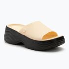 Női Crocs Skyline Slide vanília/fekete flip-flopok