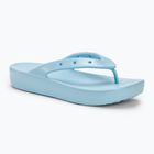 Női flip-flop papucs Crocs Classic Platform Meta Pearl blue calcite