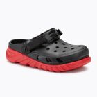 Crocs Duet Max II Clog fekete/varsity piros flip-flopok