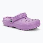 Gyerek papucs Crocs Classic Lined orchid