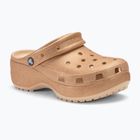 Crocs Classic Platform Glitter shitake női flip-flopok