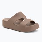 Női papucsok Crocs Gateway Platform H-Strap latte