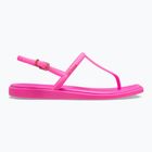 Női szandál Crocs Miami Thong Flip rózsaszín zúzás