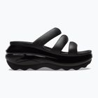 Crocs Mega Crush Triple Strap flip-flop fekete