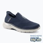Férfi SKECHERS Slip-ins Go Walk 6 Easy On navy/fehér cipő