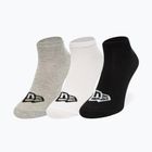 New Era Flag Sneaker zokni 3 pár szürke