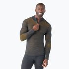 Férfi thermo hosszú ujjú Smartwool Intraknit Thermal Merino Baselayer 1/4 charcoal/honey gold