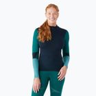 Női termoaktív pulóver Smartwool Intraknit Thermal Merino Baselayer Colorblock 1/4 Zip navy