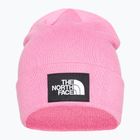 The North Face Dock Worker Újrahasznosított orchidea rózsaszín téli sapka