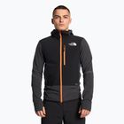 Férfi The North Face Dawn Turn Hybrid Ventrix Midlayer dzseki szürke/fekete/sokkoló narancssárga színben