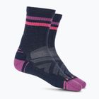 Női trekking zokni Smartwool Hike Light Cushion Tube Stripe Crew deep navy/power pink