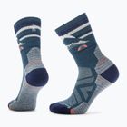 Női Smartwool Hike Light Cushion New Pattern Crew trekking zokni twilight blue női túrazokni