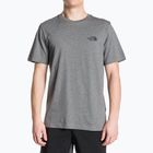 Férfi póló The North Face Simple Dome Tee medium grey heather