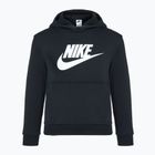 Gyermek Nike Club Fleece kapucnis pulóver fekete/fehér