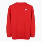 Nike Sportswear Club Fleece gyermek pulóver egyetemi piros/fehér