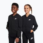 Gyerekpulóver Nike Club Fleece black/white