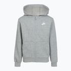 Gyerekpulóver Nike Sportswear Club Fleece dark grey heather/base grey/white