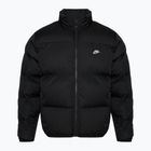 Férfi Nike Sportswer Club Puffer szigetelt kabát fekete/fehér