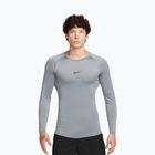 Férfi hosszú ujjú edzőfelső Nike Pro Dri-Fit Tight Fitness smoke grey/black
