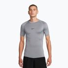 Férfi edzőpóló Nike Pro Dri-Fit Tight Fitness smoke grey/black