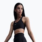 Nike Swoosh Medium Support edzőmelltartó fekete/fehér