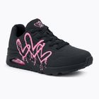 Női cipő SKECHERS Uno Dripping In Love black/pink