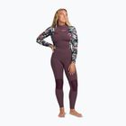 Női úszó neoprén ROXY 4/3 mm Swell Natural Front Zip black multi