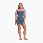 Női neoprén úszóruha ROXY 2/2 mm Prologue+ SS Springsuit Flock ash