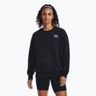 Under Armour női pulóver Icon Fleece Crew fekete/fehér