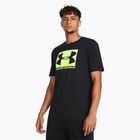 Férfi póló Under Armour Boxed Sportstyle black/high vis yellow