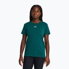 női edzőpóló Under Armour Off Campus Core hydro teal/white