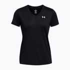 Női edző póló Under Armour Tech SSV Solid black/white
