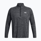Férfi pulóver Under Armour Tech Textured 1/2 Zip LS black/white
