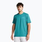 férfi edzőpóló Under Armour Rush Energy circuit teal/circuit teal