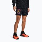 Férfi edző rövidnadrág Under Armour Project Rock AOP Rvl Terry Sts black